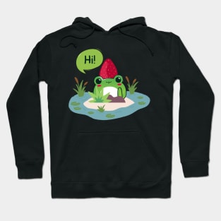 Frog Art - Strawberry Frog Hoodie